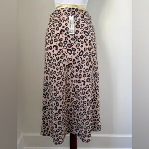 Santuary Leopard Print A-Line Skirt